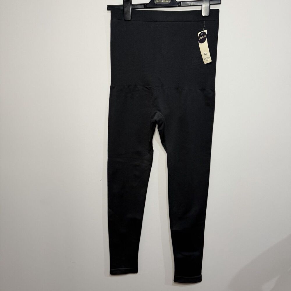 NWT Shapermint Empetua Black High Waisted Shaping Leggings XL